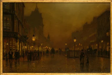 Straße bei Nacht